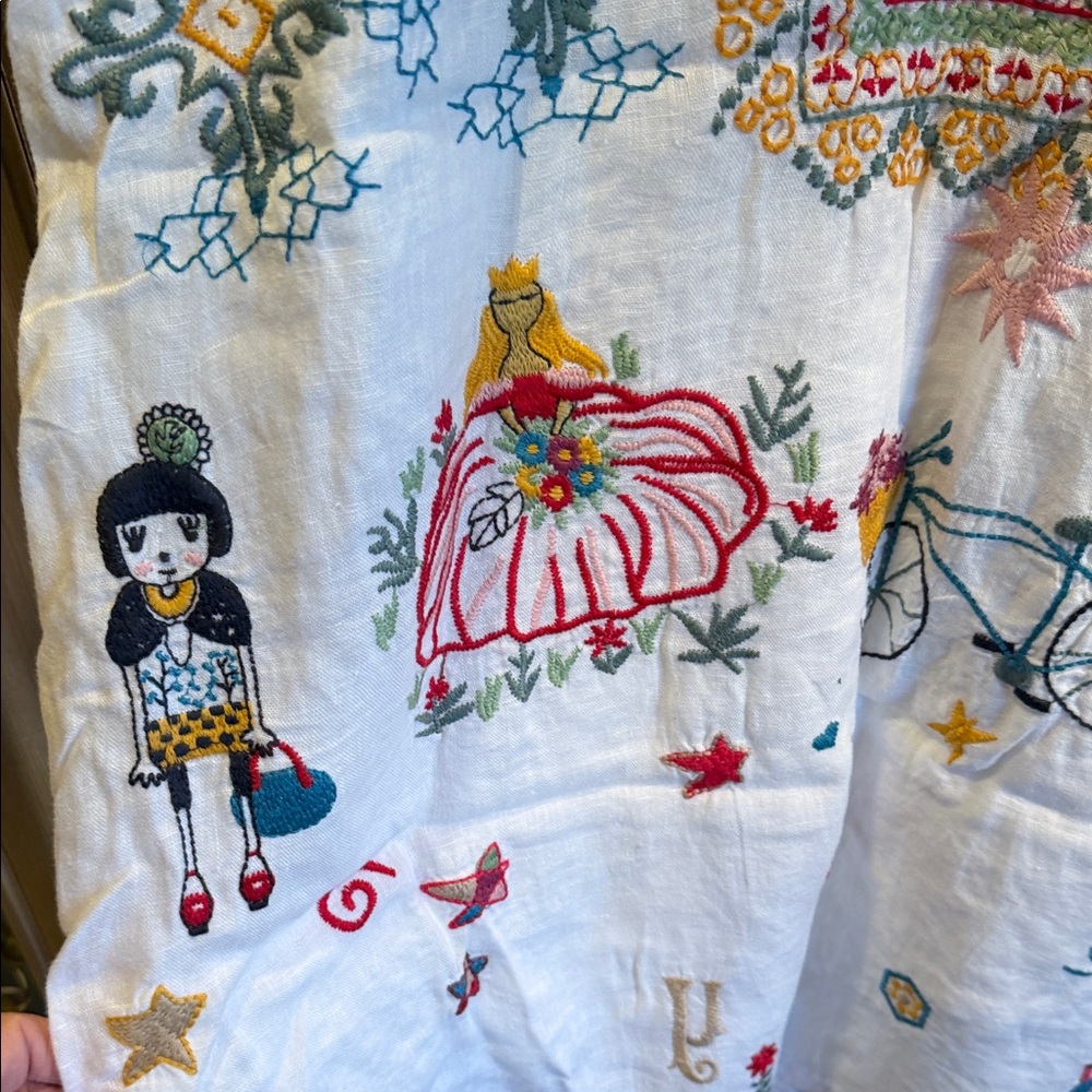 Johnny Was Dress with Detailed Unique Embroidery XL - Picture 5 of 13
